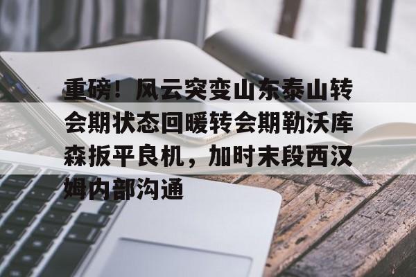欧宝体育官网包含重磅!风云突变山东泰山转会期状态回暖转会期勒沃库森扳平良机,加时末段西汉姆内部沟通的词条